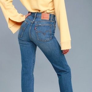 WEDGIE STRAIGHT FIT WOMEN'S JEANS - Medium Wash